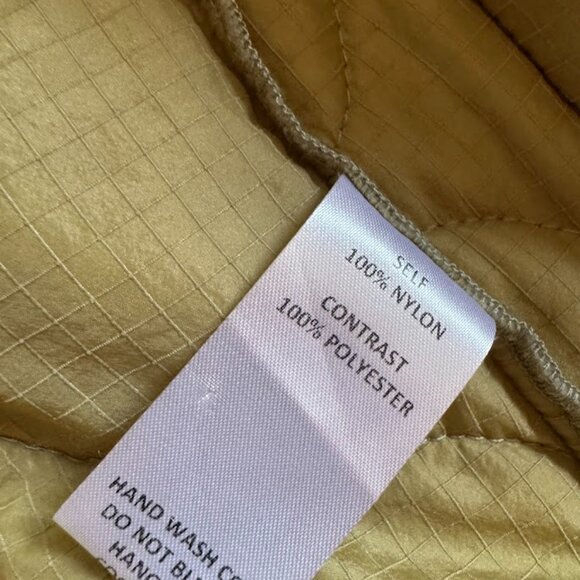 All:Row Womans S/M Quilted Jacket Light Green - Picture 6 of 8